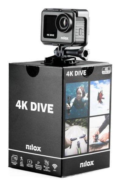 Camara Nilox 4k Dive Para Deporte De Acción 4 Mp 4k Ultra Hd Cmos Wifi 108 G