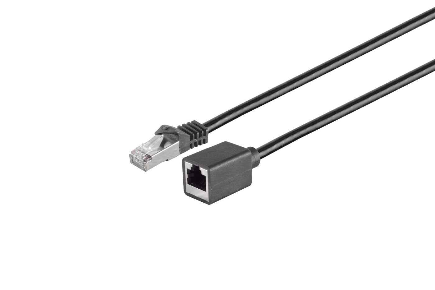 Cat7 S/Ftp Extension Cable Lszh 10m Black Microconnect