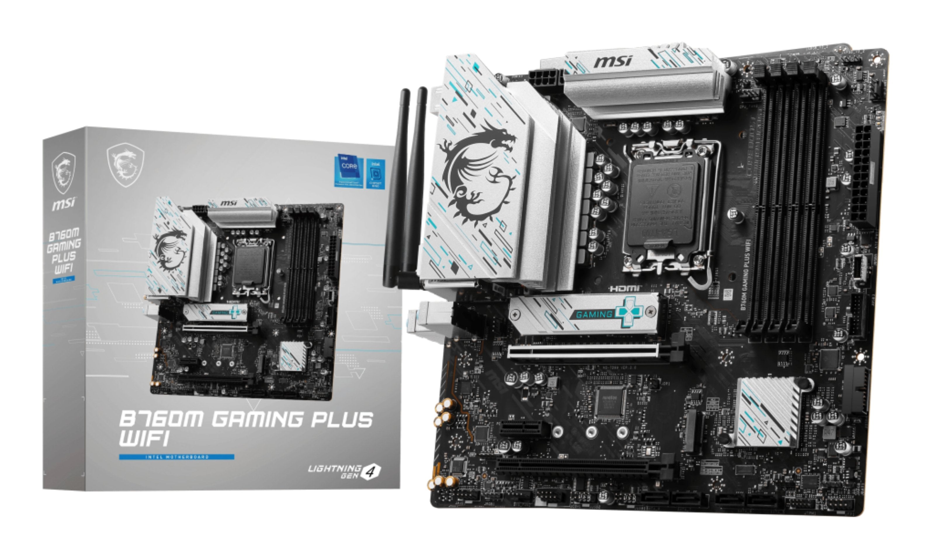 EAN 4711377154017 - MSI B760M GAMING PLUS WIFI placa base Intel B760 LGA 1700 micro ATX imagen 1
