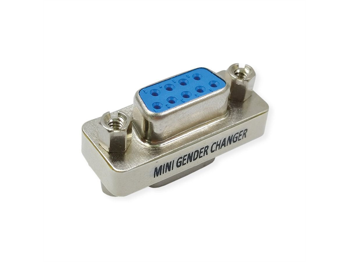 Value Mini Gender Changer, 9pol. Buchse-Buchse