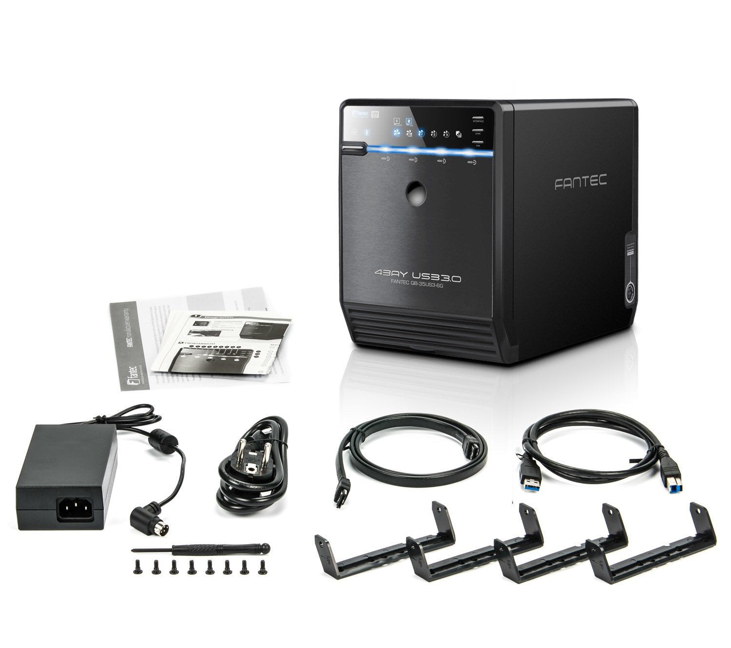 Fantec Qb-35us3-6g Caja Nas 4xhdd 3.5" Esata Usb 3.0