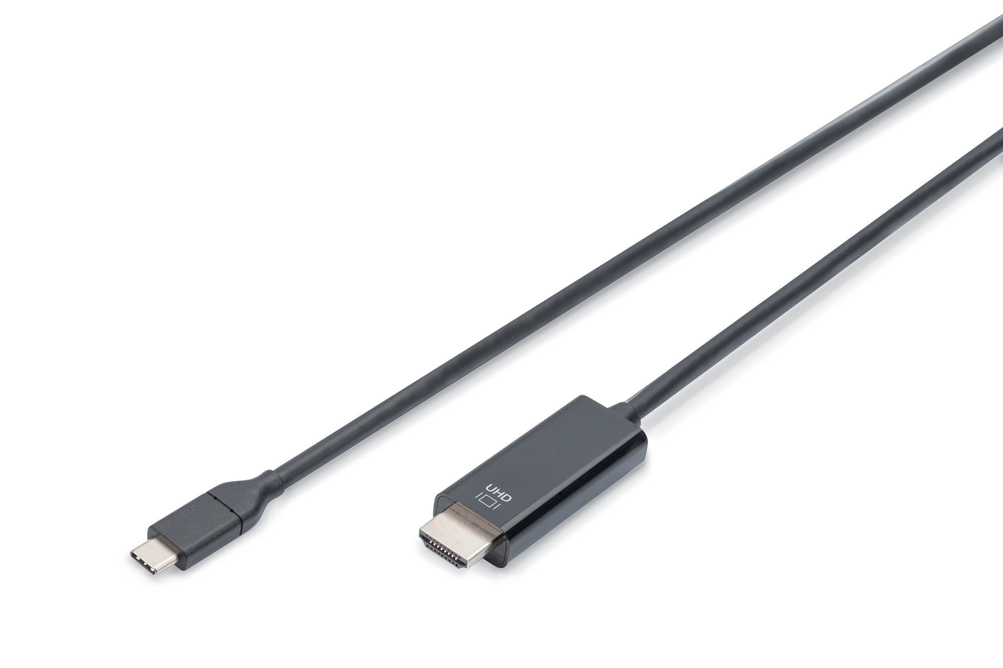 EAN 4016032451327 - Digitus AK-300330-050-S adaptador de cable de vídeo 5 m USB Tipo C DisplayPort Negro imagen 1