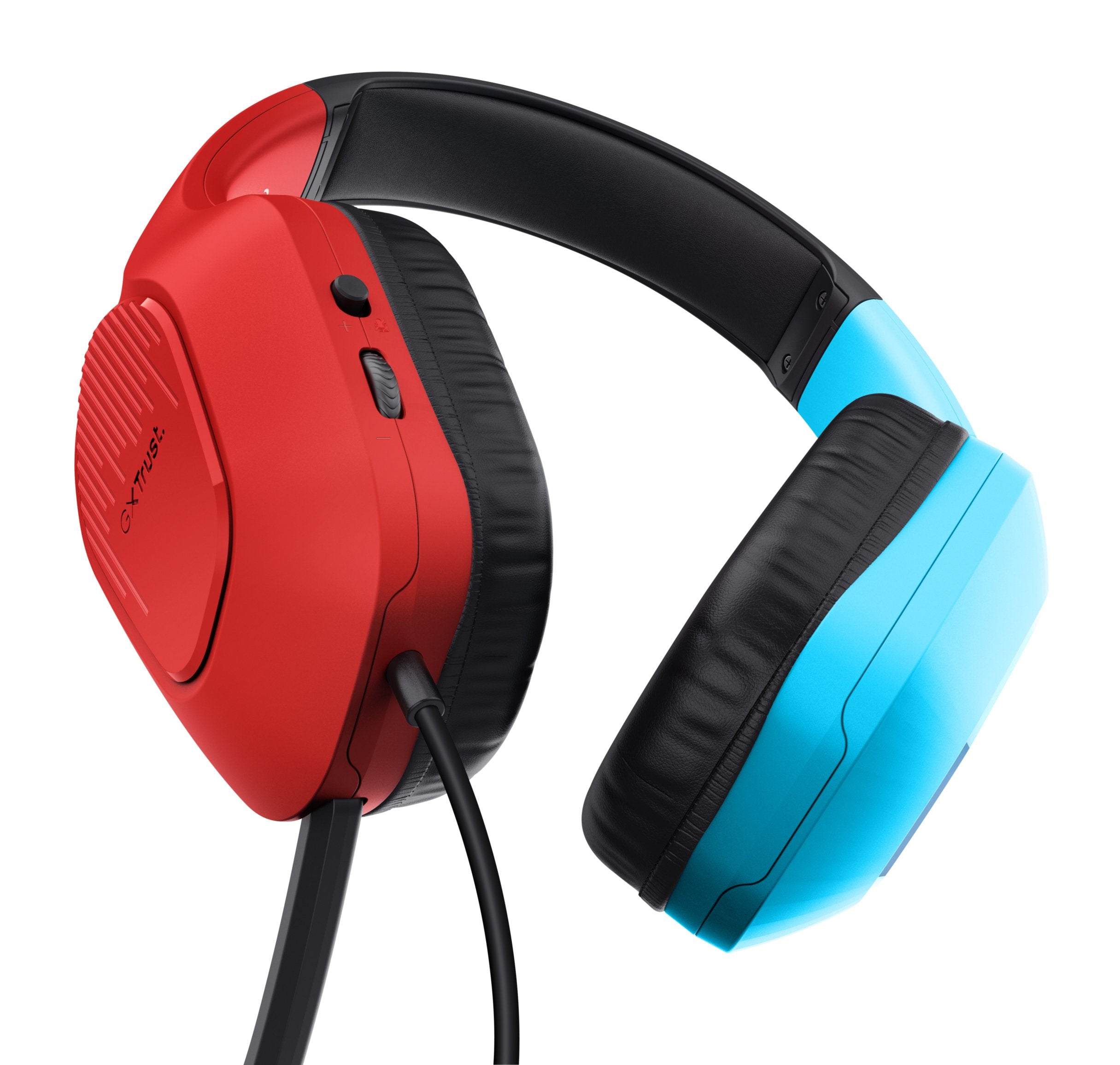 EAN 8713439254235 - Trust GXT 416S Zirox Auriculares Alámbrico Diadema Juego Negro, Cian, Rojo imagen 3