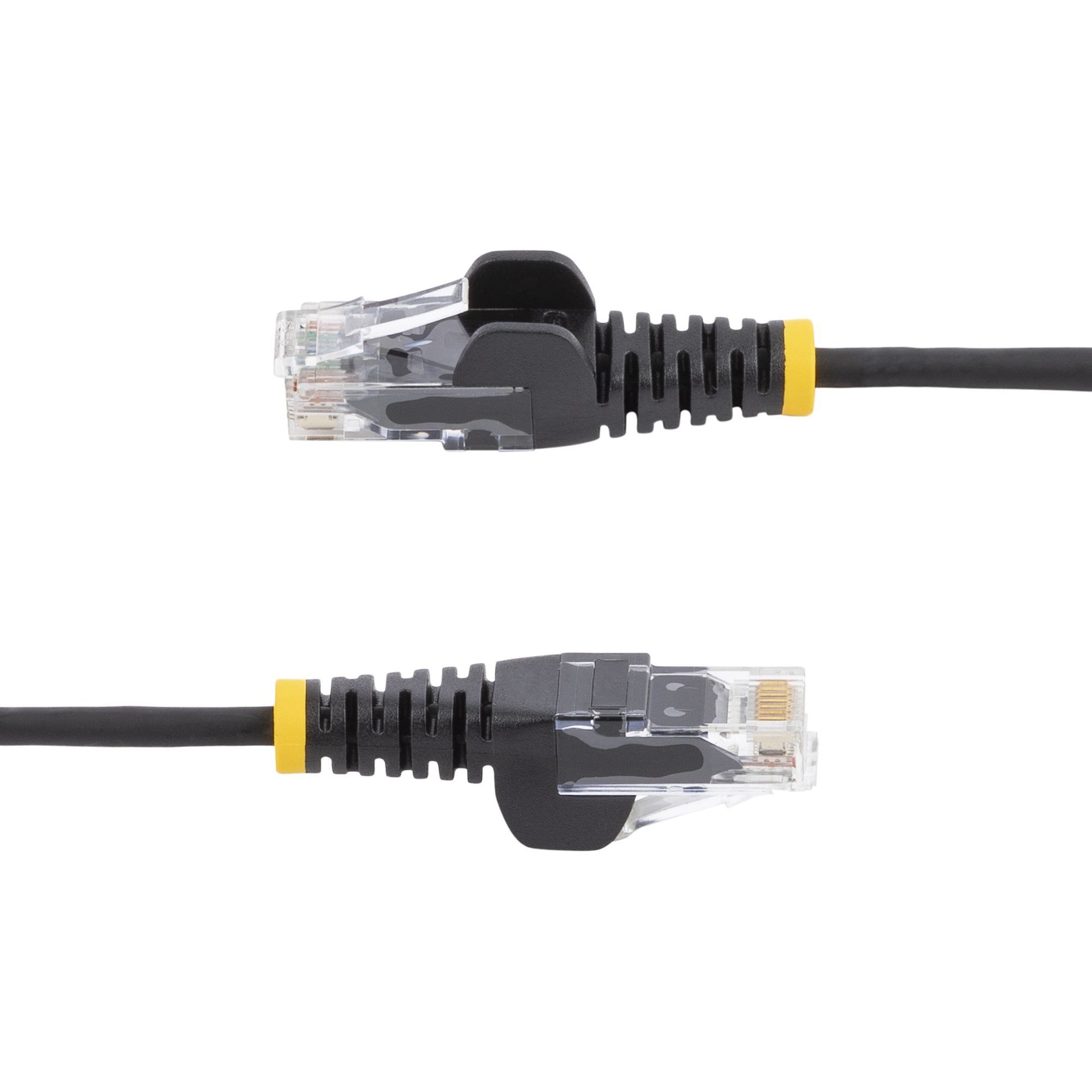 Startech.Com Cable Cat6 De 3m - Delgado - Con Conectores Rj45 Sin Enganches - Negro