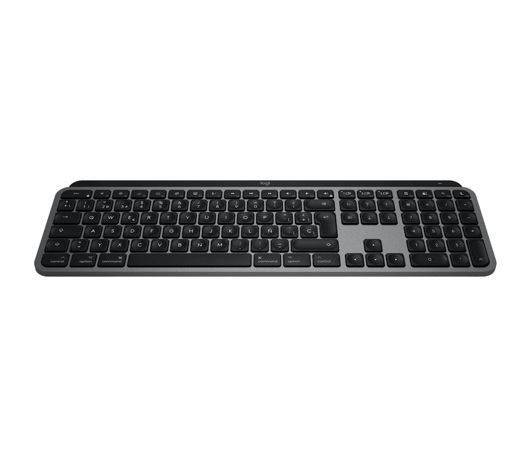 Teclado Español Logitech Mx Keys S For Mac Hogar Bluetooth Qwerty Gris