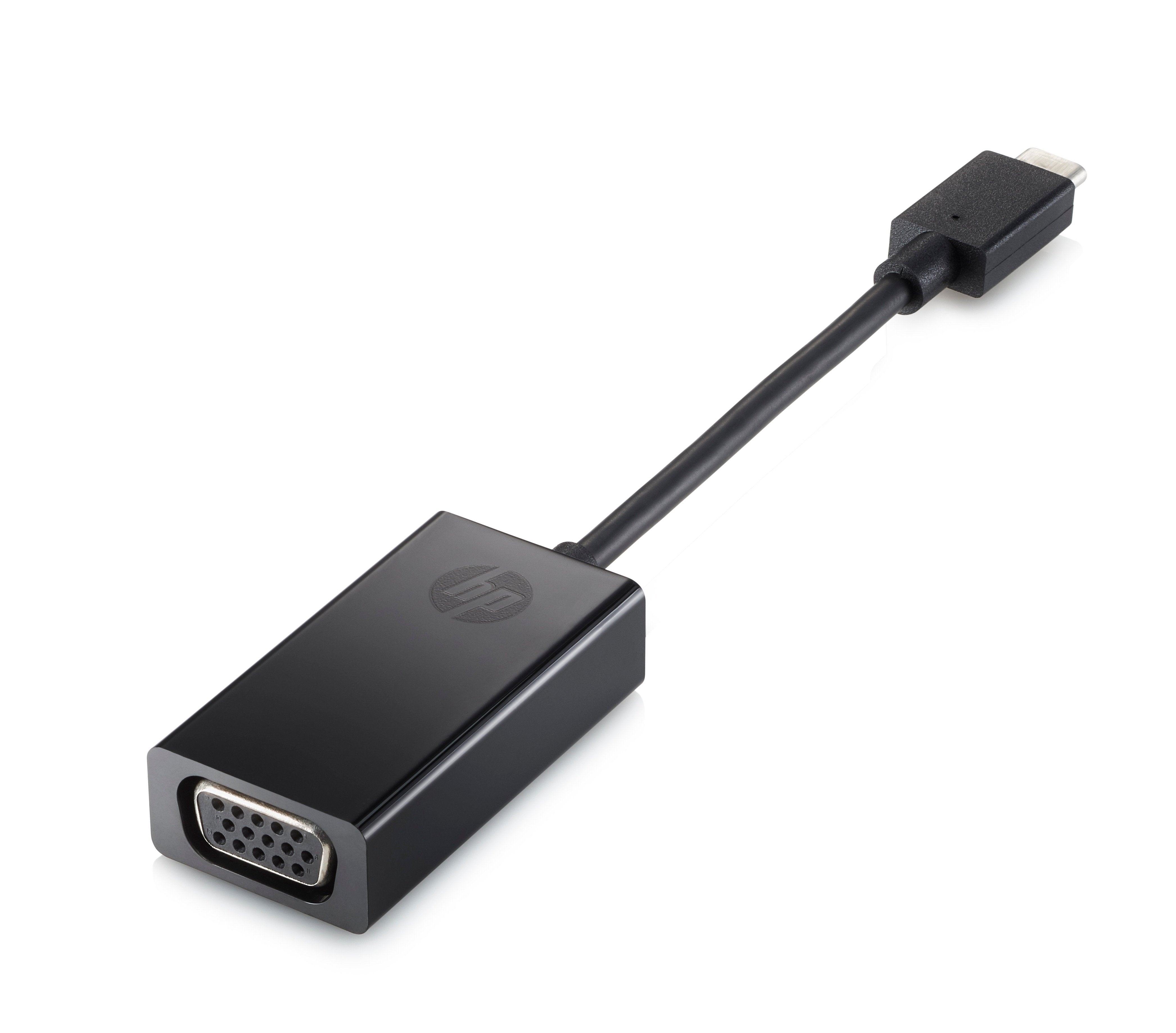 EAN 0889894400260 - HP P7Z54AA 0,076 m VGA (D-Sub) USB Tipo C Negro imagen 1
