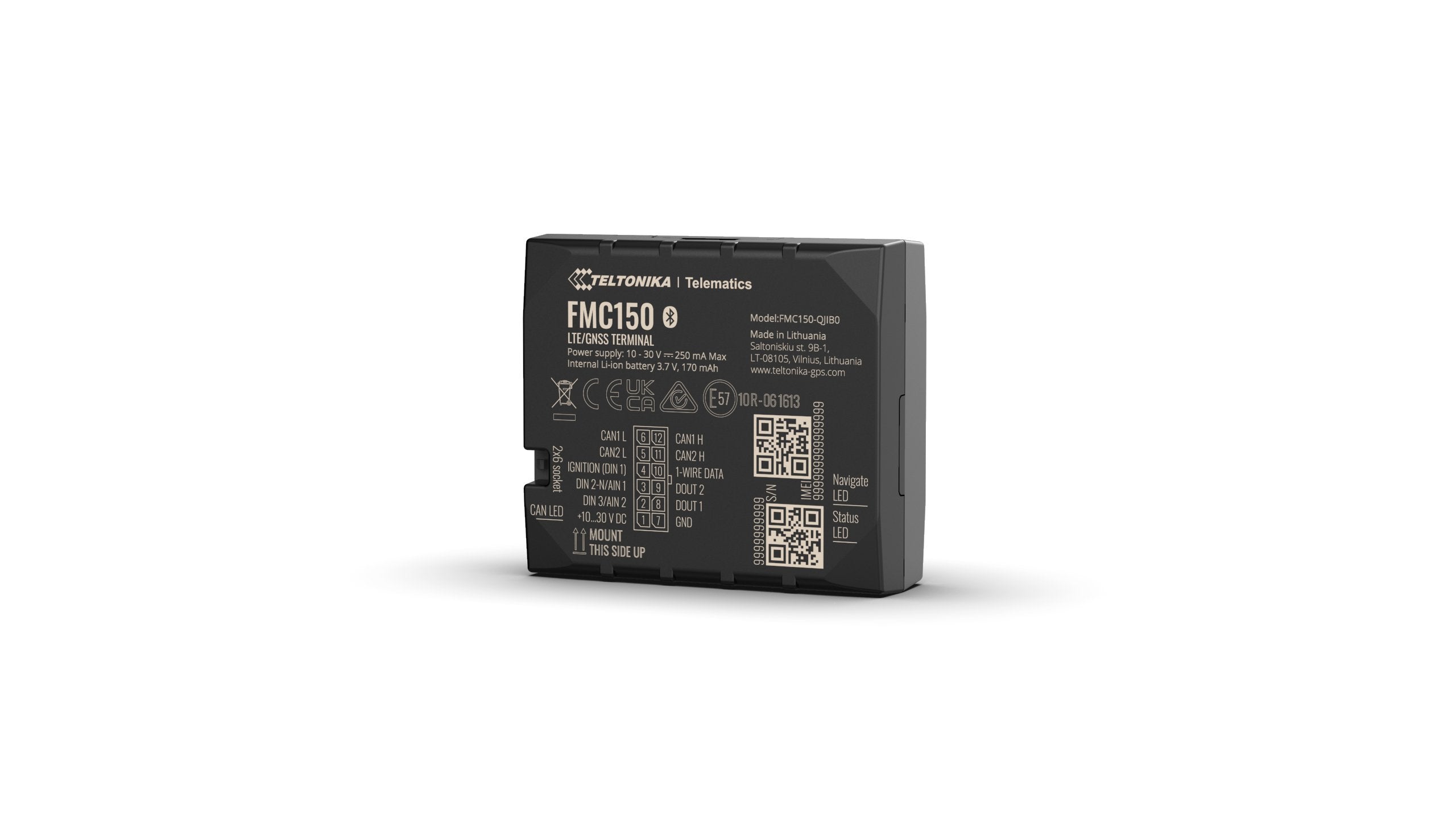 Teltonika Fmc150 Advanced 4g Lte Cat 1 Gps Tracker With Integrated Can Data