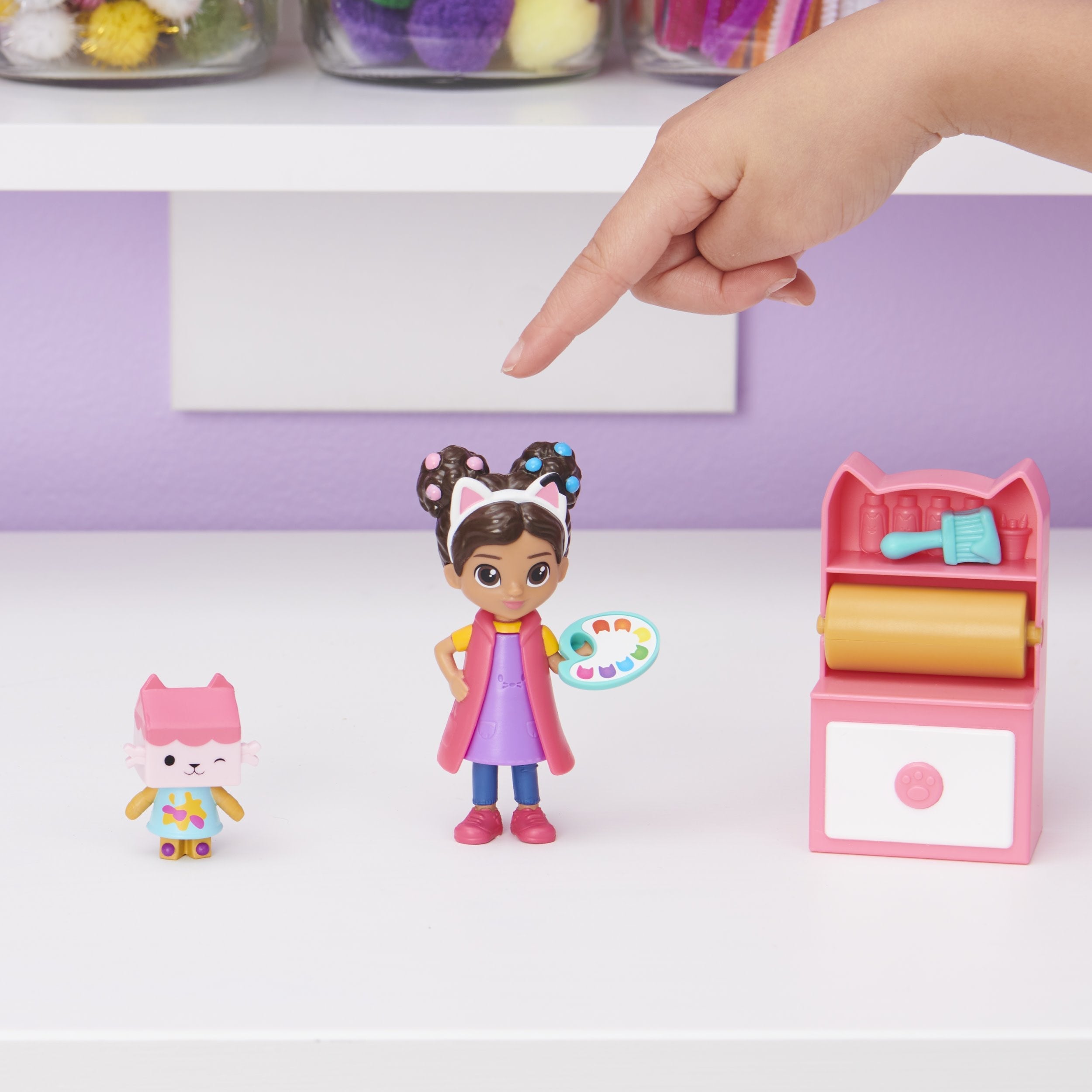 Spin Master Gabby'S Dollhouse Craft Kit Con Figura De Juguete Gabby Y Baby Box 6062025