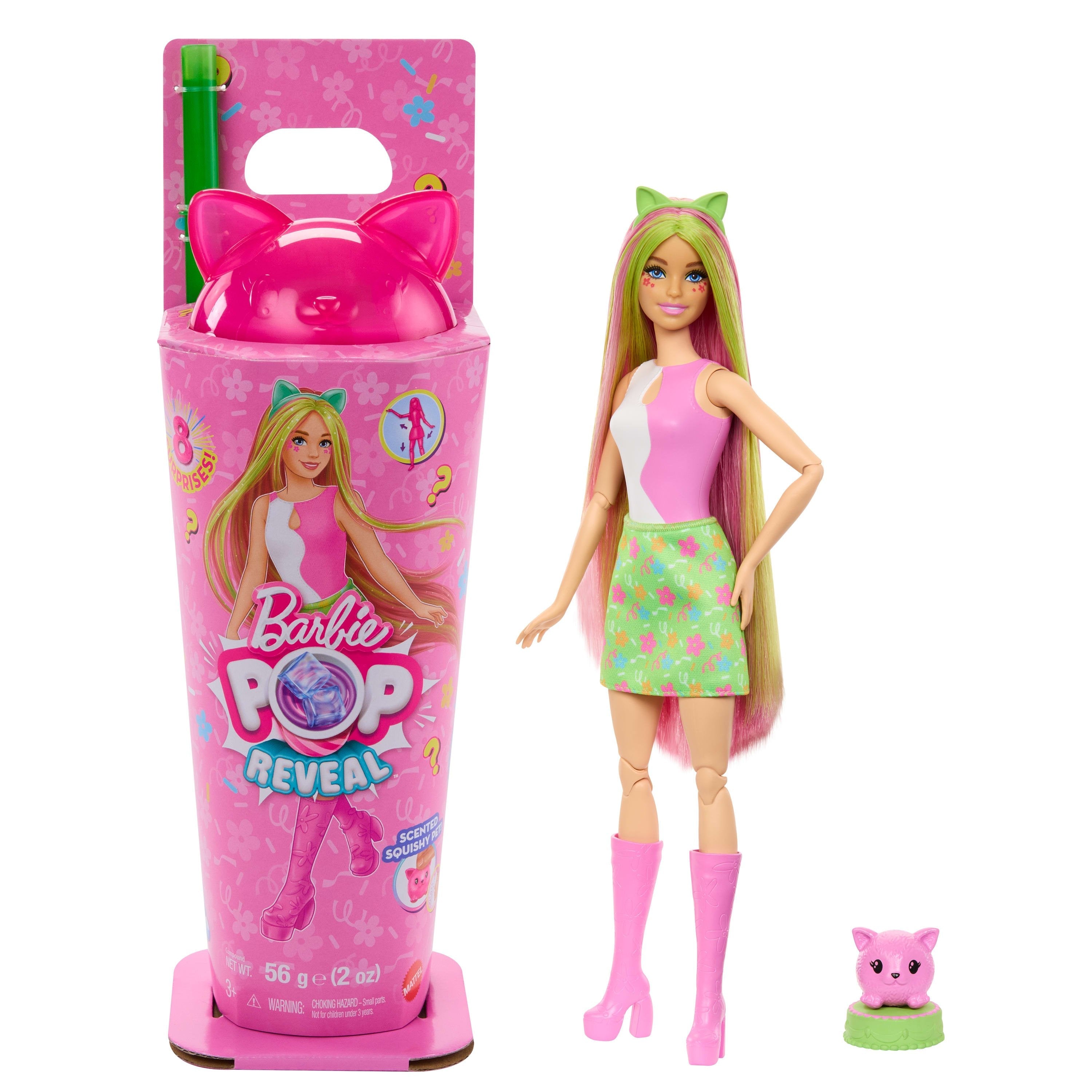 Muñeca Mattel Barbie Pop! Revela La Serie Barbie Shakes Barbie Conejita Jcn88
