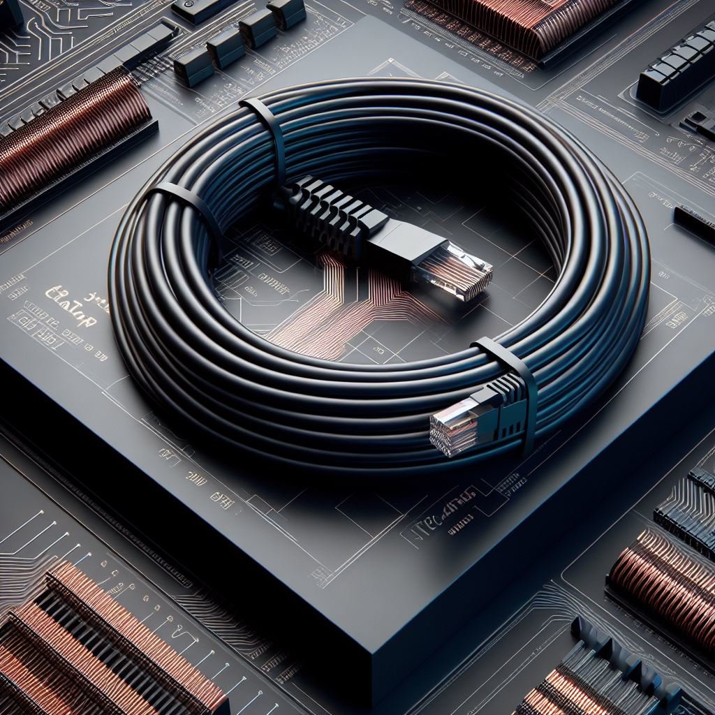 Cable De Red Rj45 Utp Phasak Phk 1750 Cat.6 50cm Negro