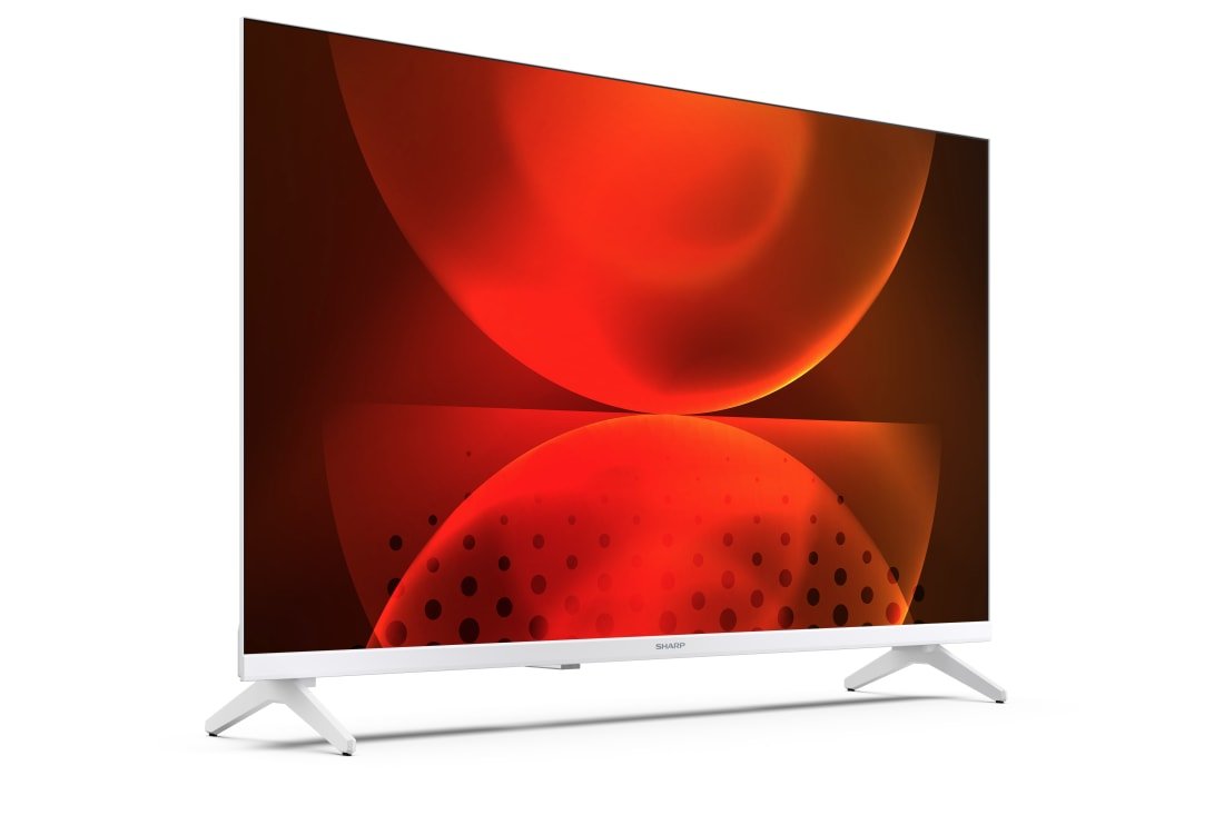 Sharp 32fh2ew Sin Marco Android Hd Ready De 32" (81 Cm), Asistente De Google, Blanco