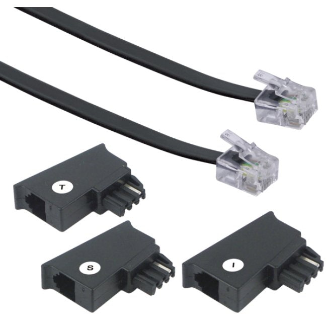 Cable De Conexión Telefónica Schwaiger Rj-11 - Rj-11 6m