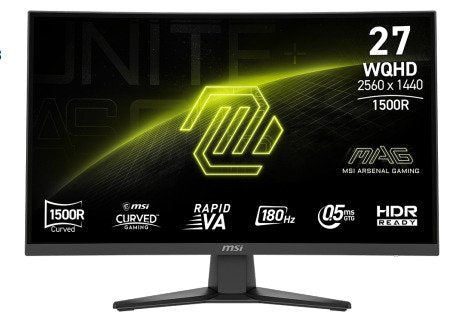EAN 4711377331845 - MSI MAG 275CQFDE E18 pantalla para PC 68,6 cm (27") 2560 x 1440 Pixeles Wide Quad HD LED Negro imagen 1