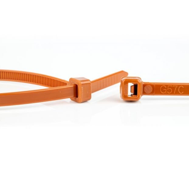 EAN 8717278572482 - WKK 110196171 presilla Brida reutilizable Plástico Marrón 100 pieza(s) imagen 2