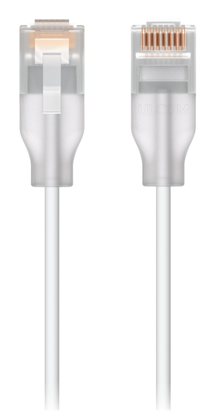 EAN 0810084695753 - Ubiquiti UACC-Cable-Patch-EL-5M-W cable de red Translúcido, Blanco Cat6 imagen 1
