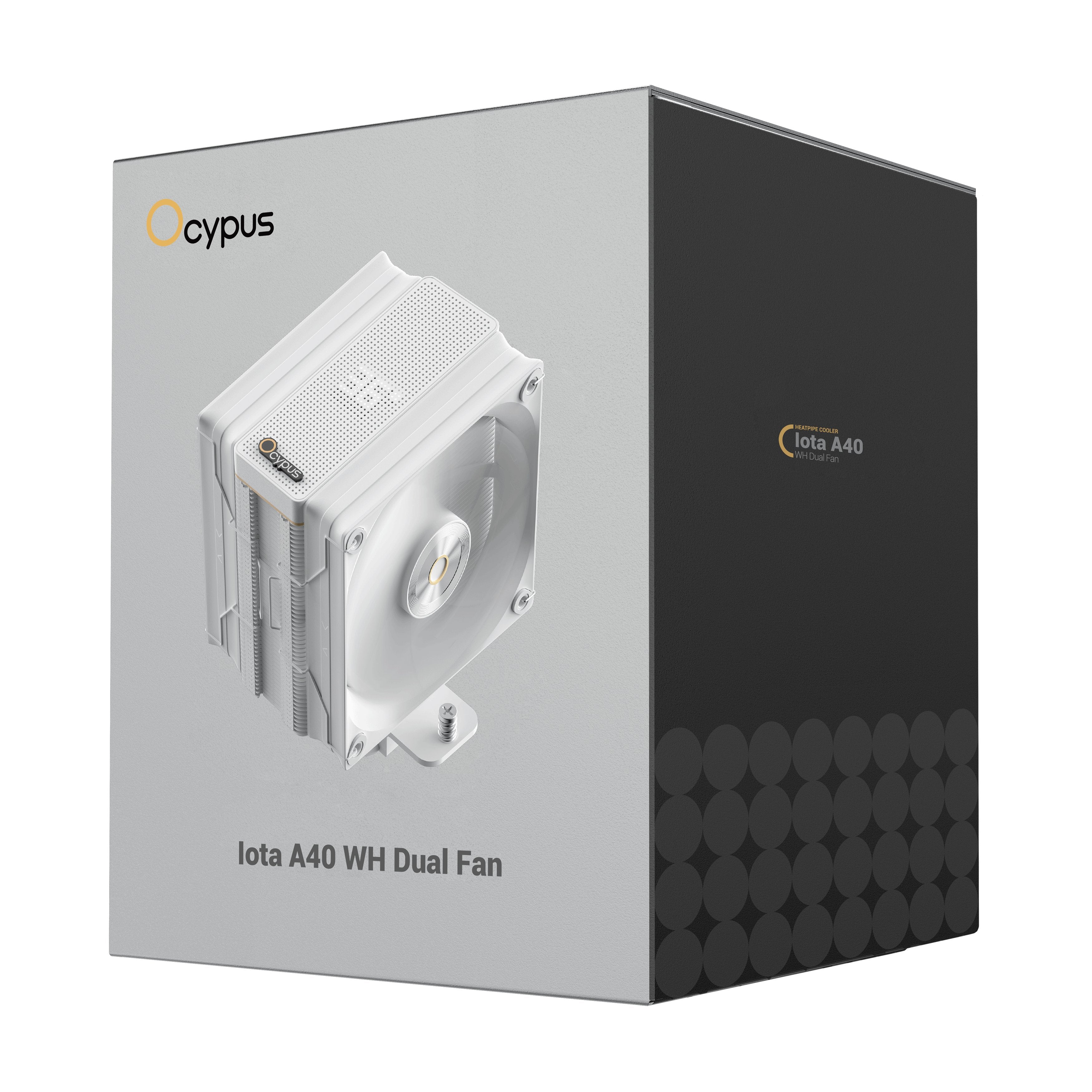 Ocypus Iota A40 Dual Fan (Blanco, 120 Mm) Iota-A40-Wh2nnwd00x-Gl