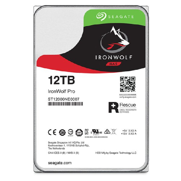 EAN 5415247304111 - Seagate IronWolf Pro ST12000NT001 disco duro interno 12 TB 7200 RPM 256 MB 3.5" Serial ATA III imagen 4