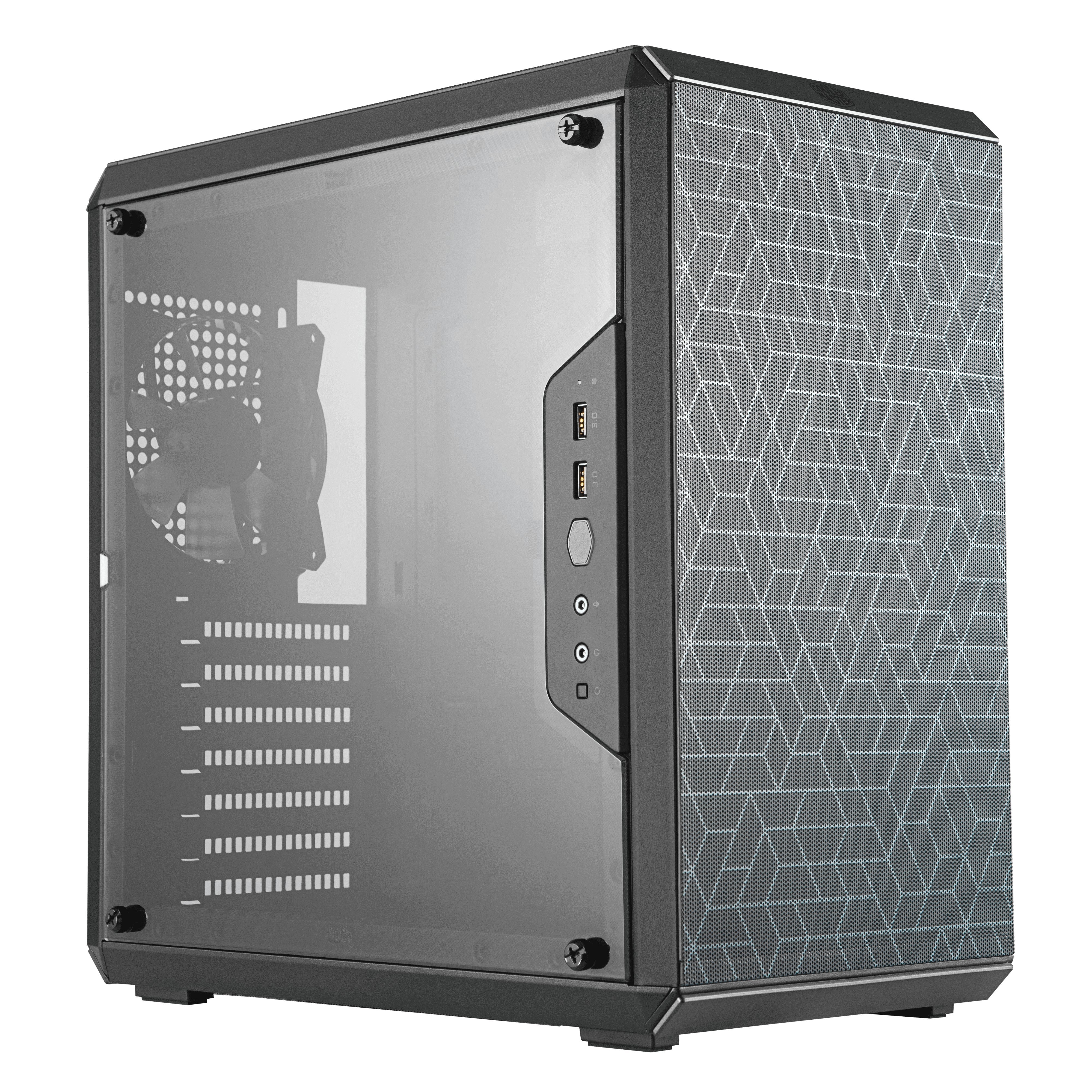 Caja Pc Cooler Master Masterbox Q500l (Black/Tempered Glas)