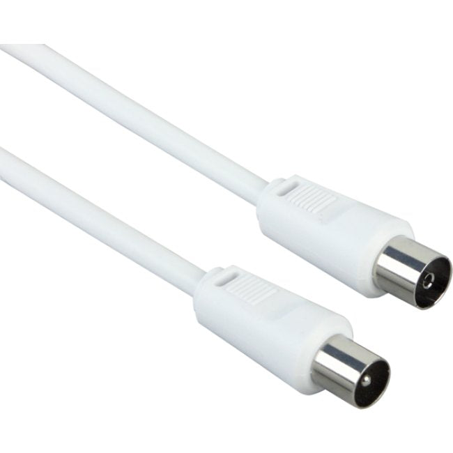 Schwaiger 5.0m Iec - Iec Cable Coaxial 5 M Blanco