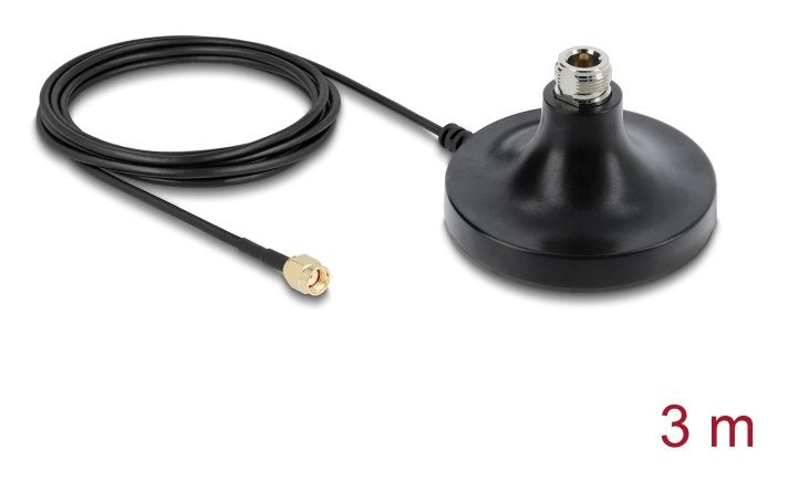 Delock Magnetischer Antennen Standfuss 1 X N Hembra A 1 X Rp-Sma Macho Ula100