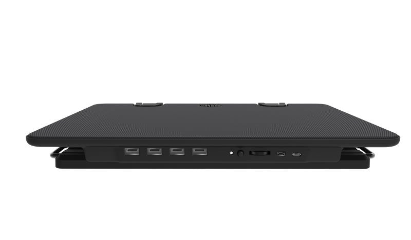 Coolermaster Base Refrigeradora Port. Ergostand Iv Negro/1 Ventilador/4xusb 2.0/1 Micro Usb/17 R9-Nbs-E42k-Gp