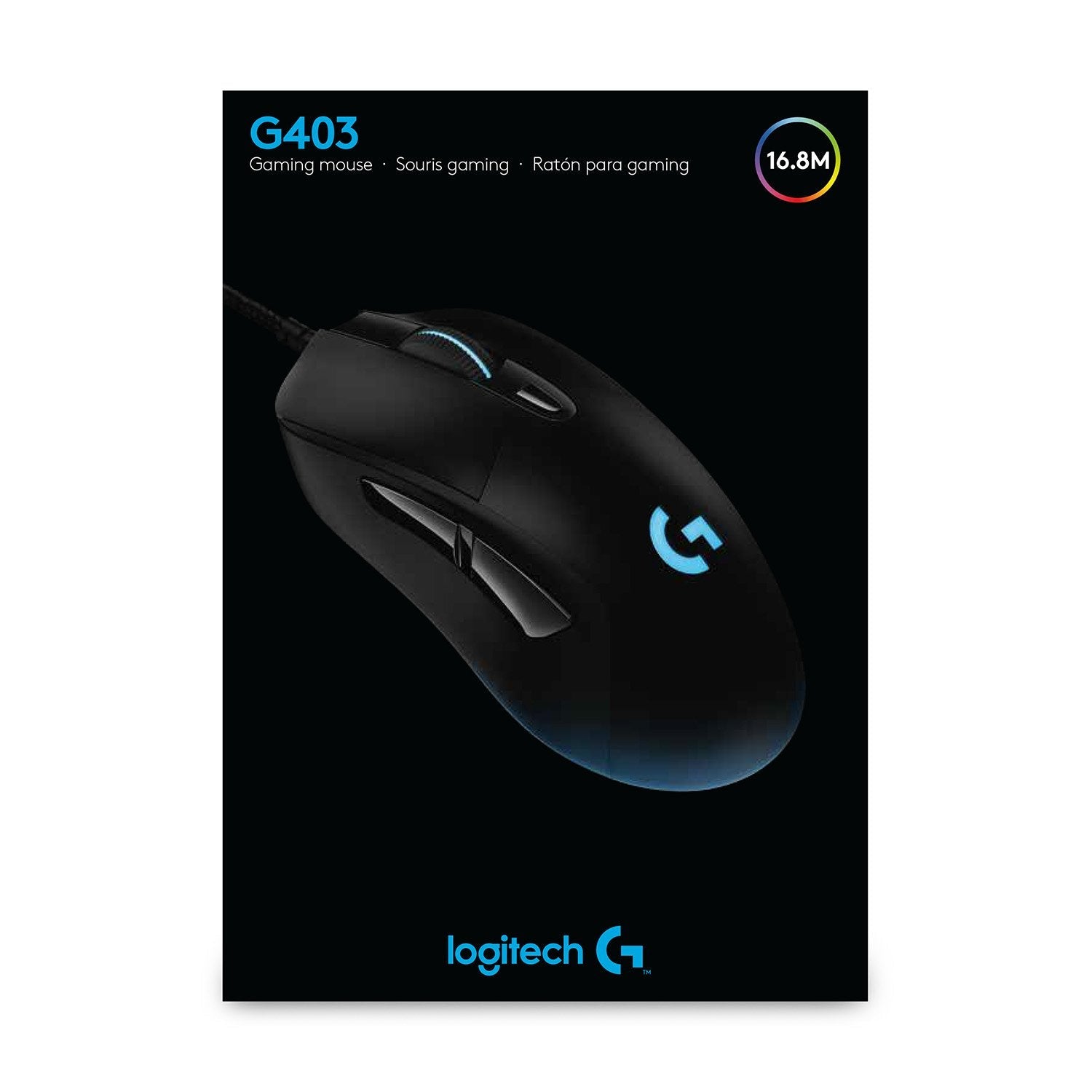 Logitech Ratón G403 Hero Gaming 16000dpi