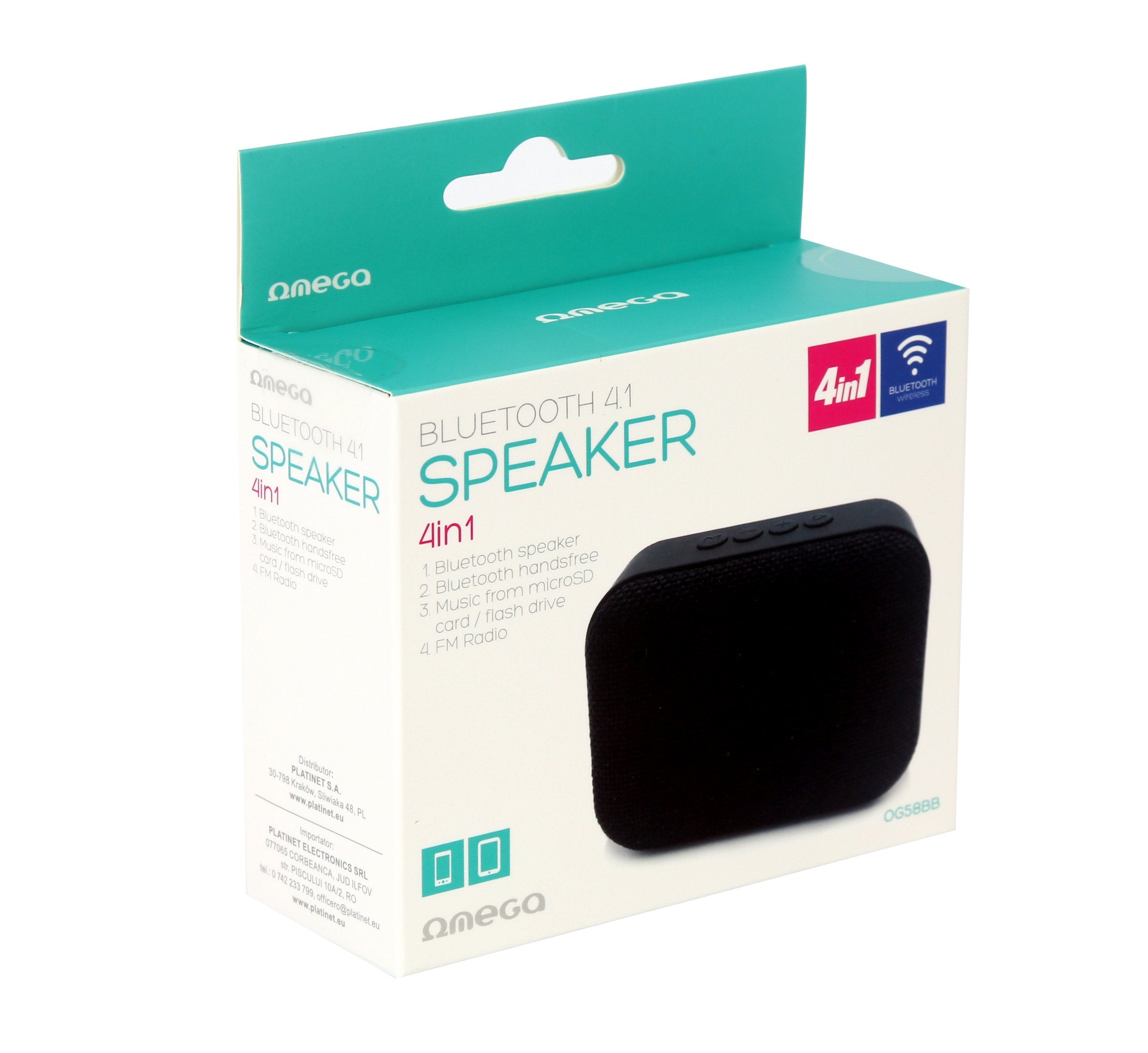 EAN 5907595443357 - Omega OG58BB altavoz portátil o de fiesta Negro 3 W imagen 6