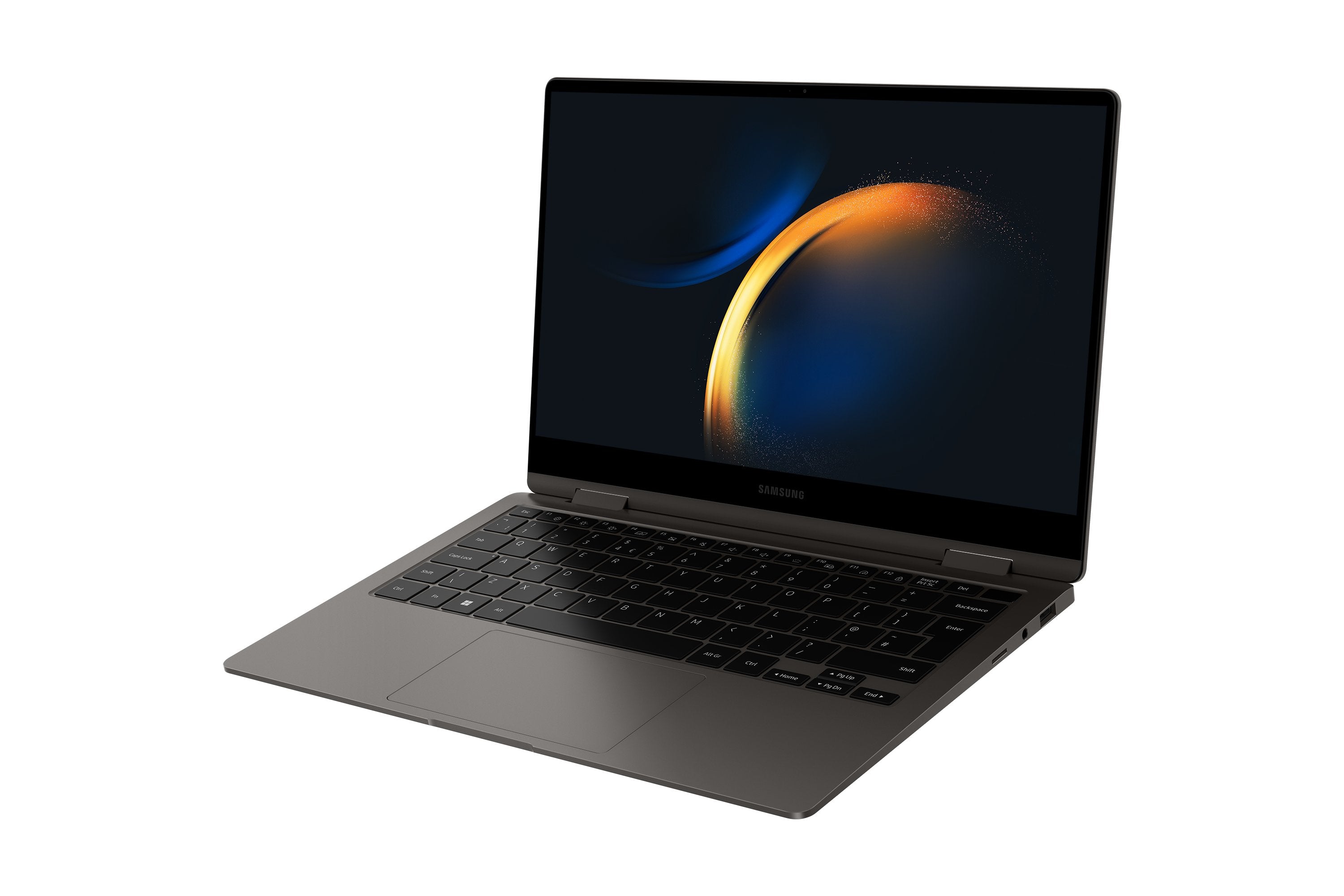 Samsung Portatil Galaxy Book 3 360º Np734qfg-Ka1es, 13,3" Fhd Amoled Tactil, I5 1340p 13gen, 16gb, 512gb Ssd, Vgashared, Win11 Pro