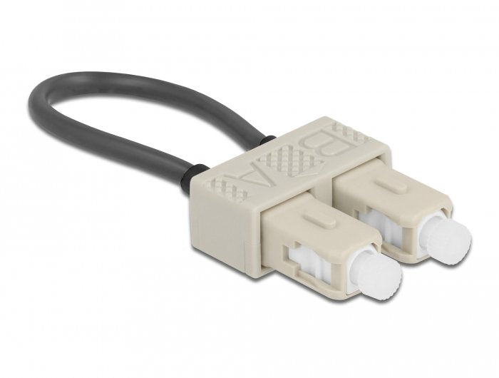 Delock Lwl Loopback Adapter Sc Om2 Multimode Beige