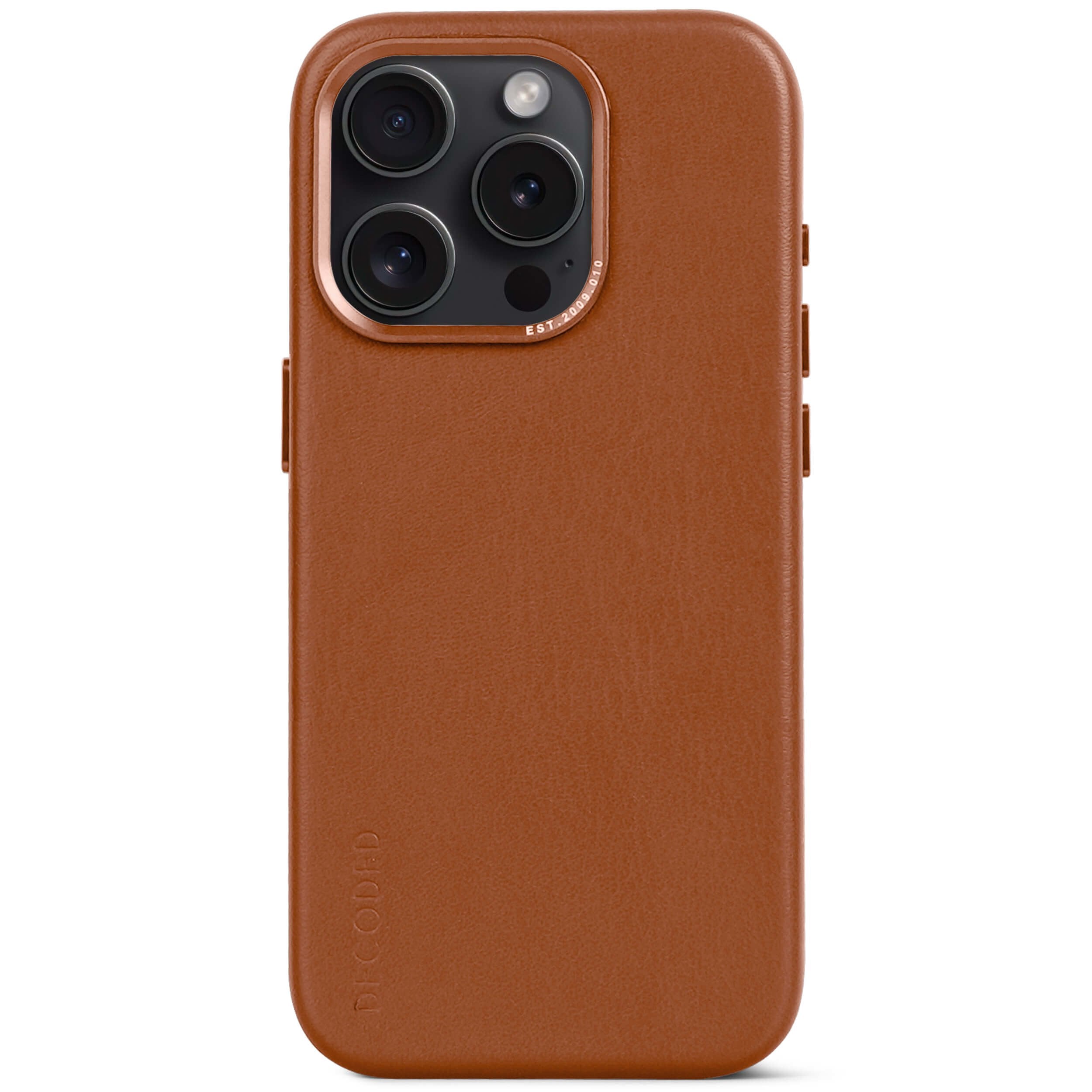 Decoded Leather Backcover For Iphone 15 Pro Tan