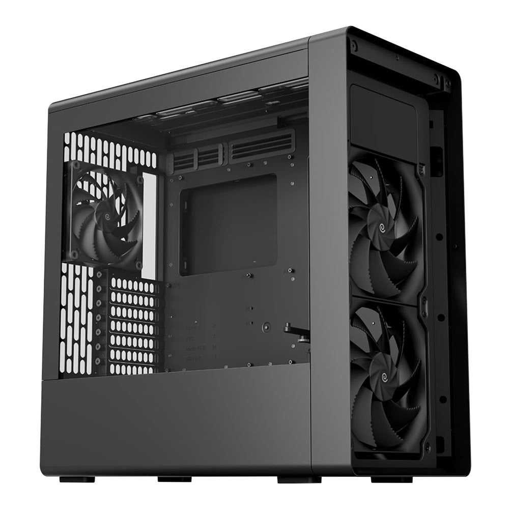 Havn Bf 360 Pc Carcasa, Midi-Tower, E-Atx, Tempered Glass - Negro