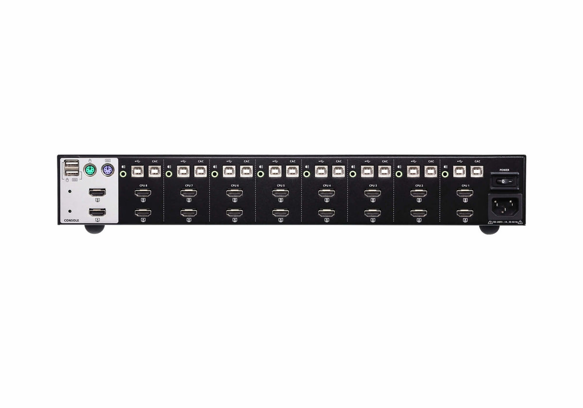 Conmutador Kvm Seguro 8-Port Usb Hdmi Dual Display Secure Kvm Aten Aten Kvm Seguro 8-Port Usb Hdmi Dual Display Secure Kvm (Cs1148h-At-G)