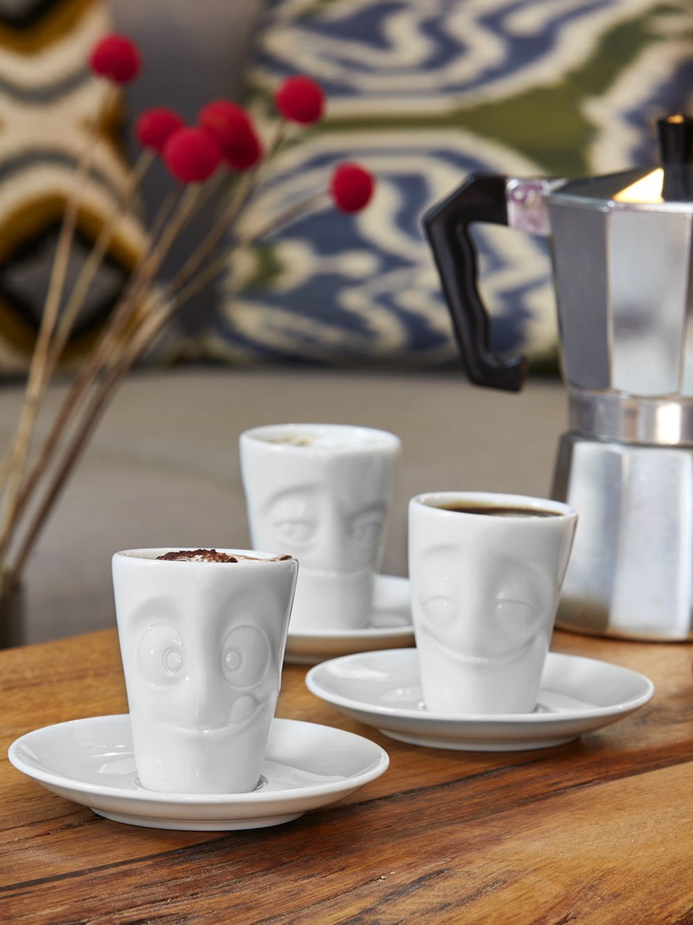 Fiftyeight Espresso Mug Con Henkel 80ml - Verdutzt Blanco
