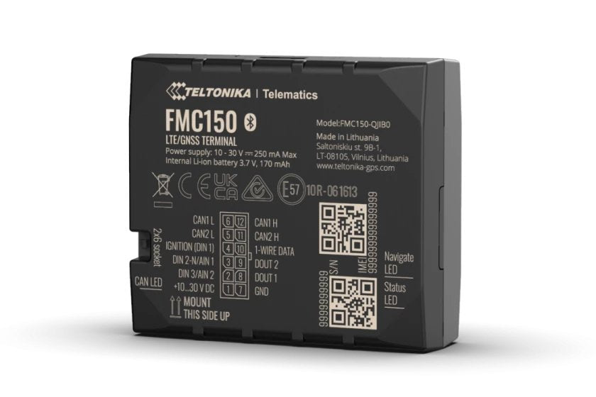 Teltonika Fmc150 Advanced 4g Lte Cat 1 Gps Tracker With Integrated Can Data