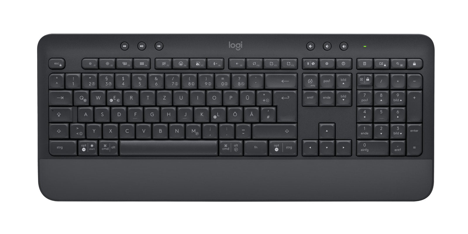 Teclado (Aleman) Logitech Signature Mk650 Combo For Business Ratón Rf Wireless + Bluetooth Qwertz Alemán Grafito