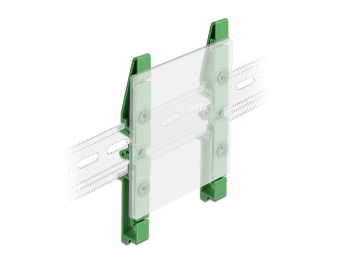 Delock 66263 Clip De Carril Din Para Pcb 122 Mm 4 Piezas