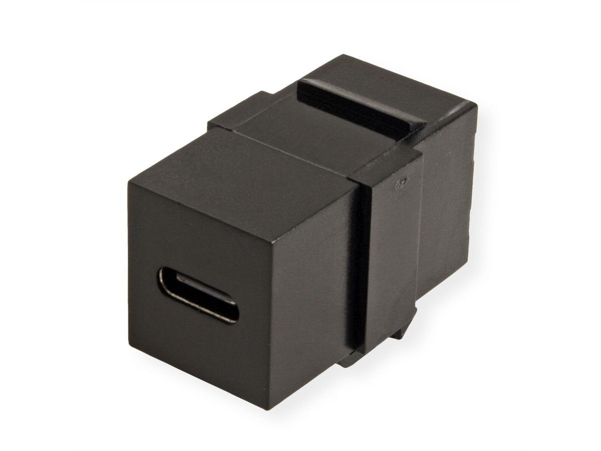 Usb Tipo C Keystone Módulo Negro
