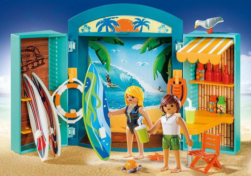 EAN 4008789056412 - Playmobil FamilyFun Surf Shop Play Box imagen 6