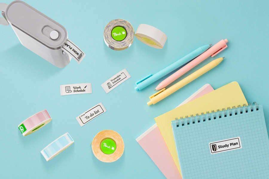 Rollo De Etiquetas Melocotón Pe102 (14x40 Mm, 180 Piezas, Transparente)