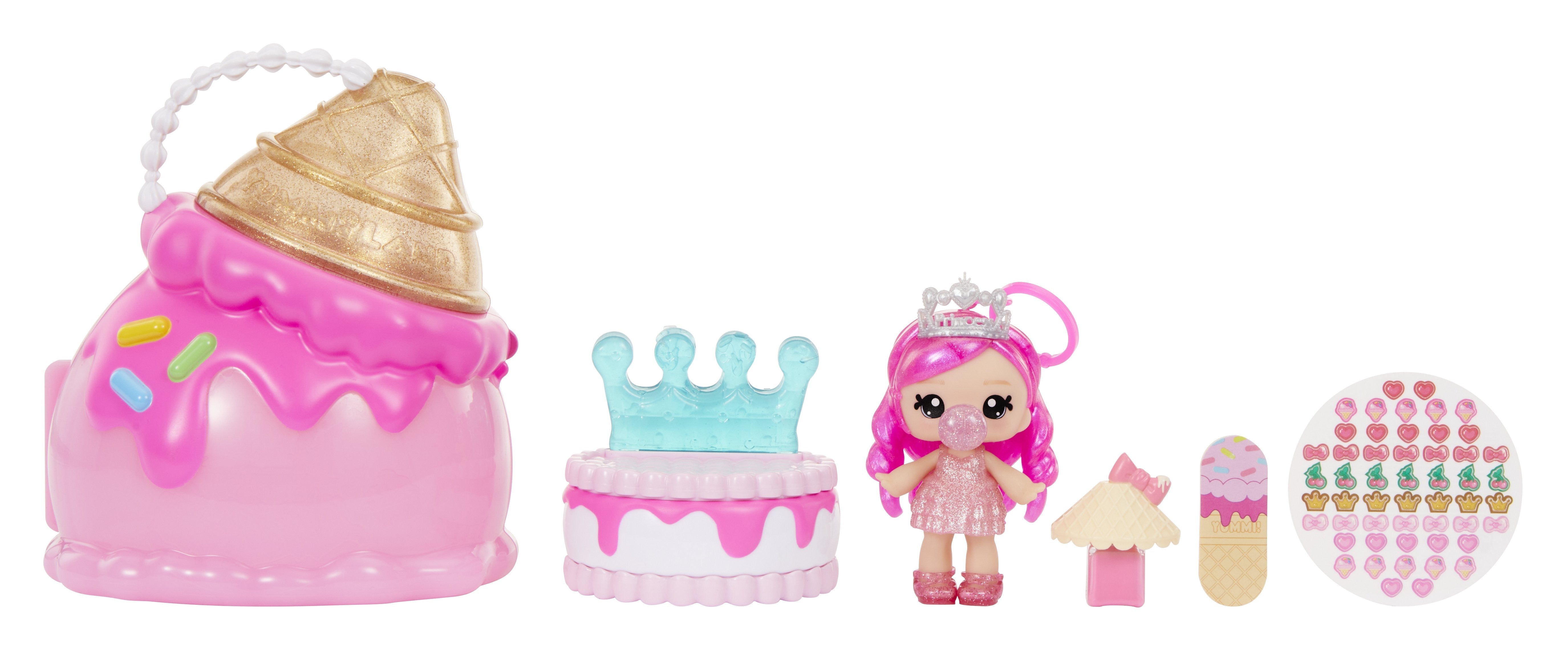 Mga Entertainment Mga Yummiland Beauty Bag Playset + Lgd-Ice Cream Beauty Bag 546740-Euc