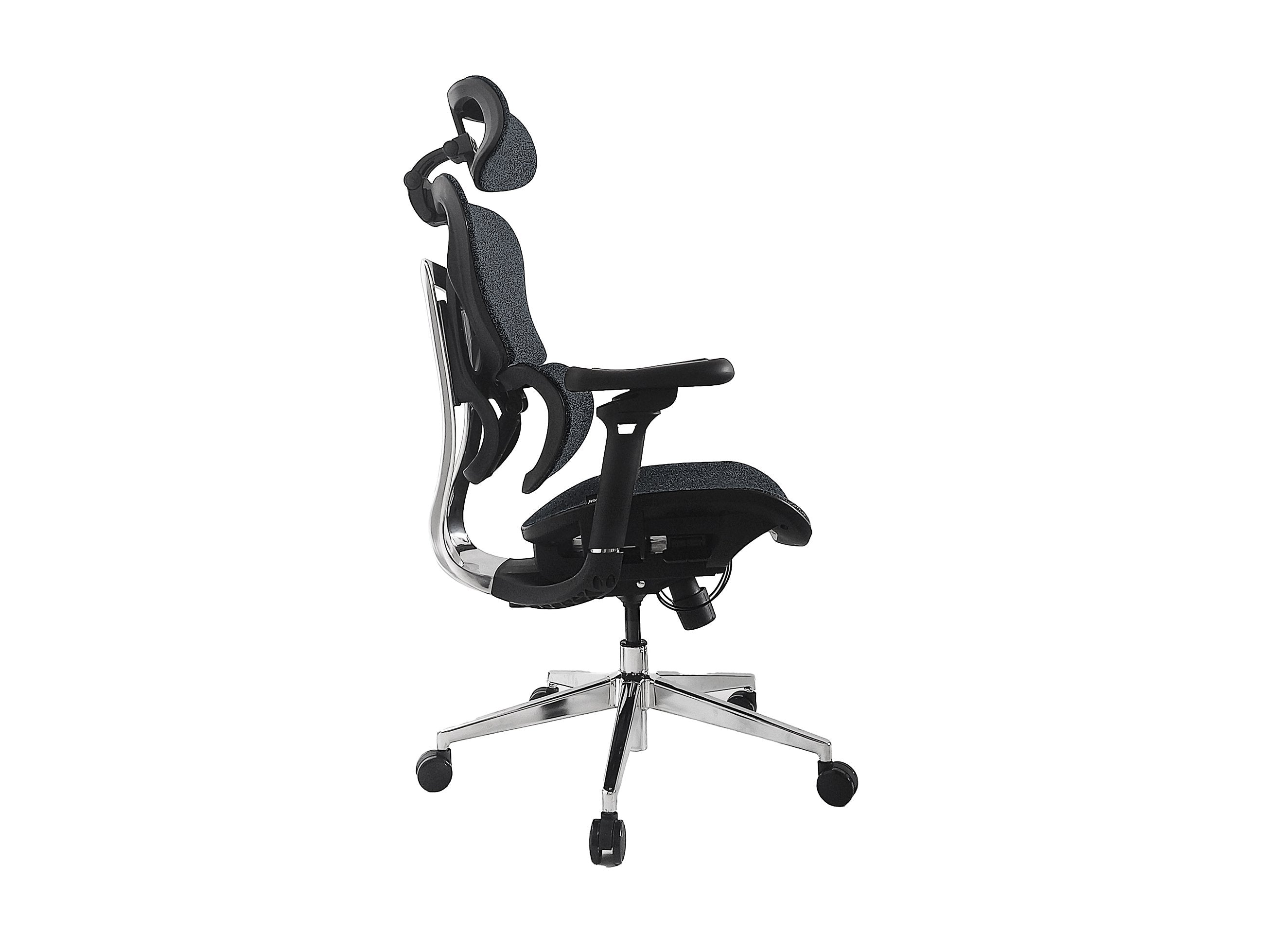Silla De Oficina Ergonomica Equip 651050 Premium Color Negro Azulado Tapiceria Malla 5 Posiciones
