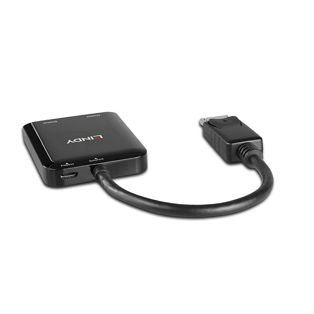 EAN 4002888384308 - Lindy 38430 hub de interfaz DisplayPort 21600 Mbit/s Negro imagen 4