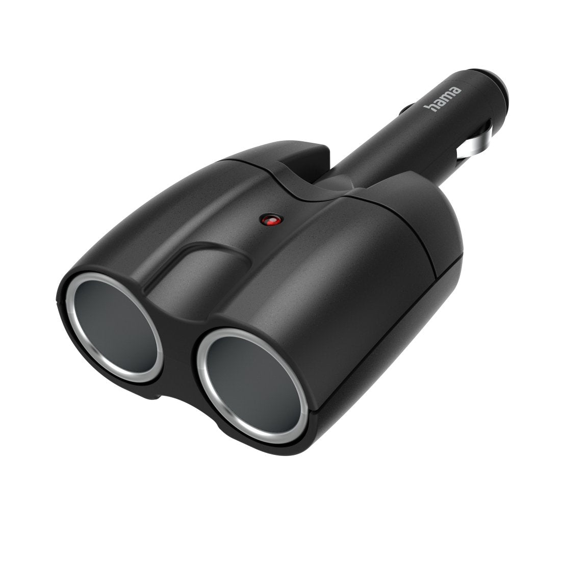 Hama Distribuidor De 2 Tomas De 12v Para Coche - Negro