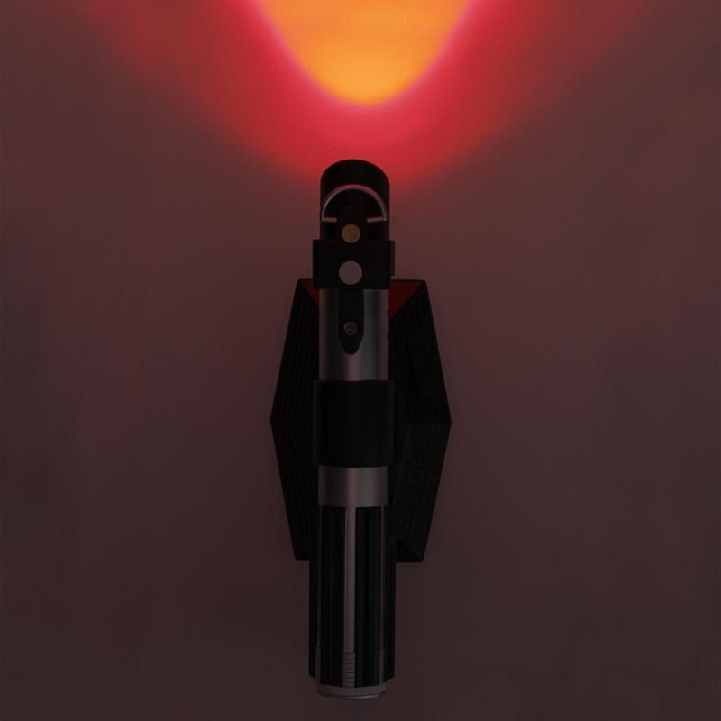 Lámpara Para Pared Paladone Star Wars Sable Laser Darth Vader