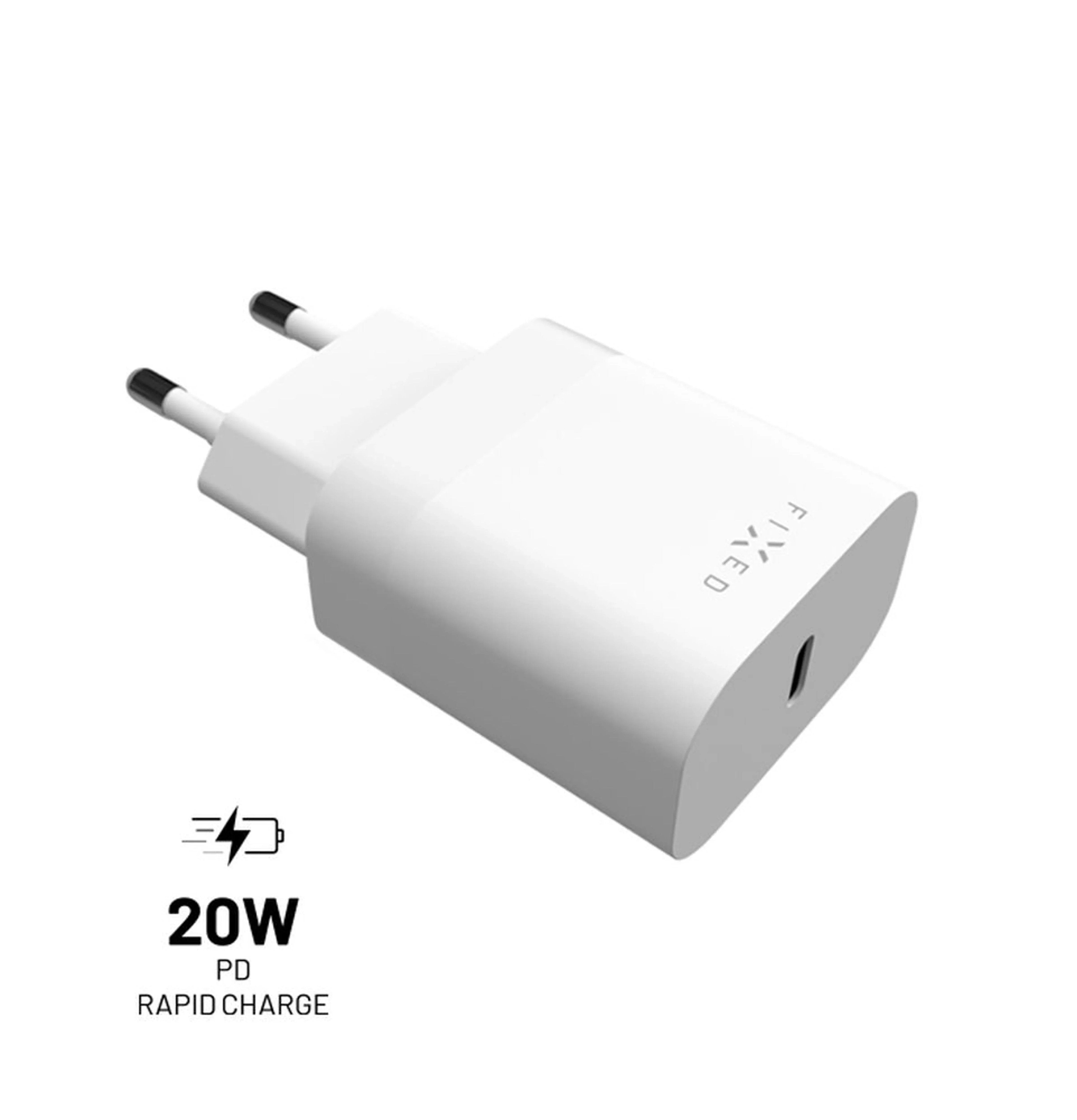 EAN 8591680144969 - FIXED FIXC20N-C-WH cargador de dispositivo móvil Universal Blanco Corriente alterna Carga rápida Interior imagen 1
