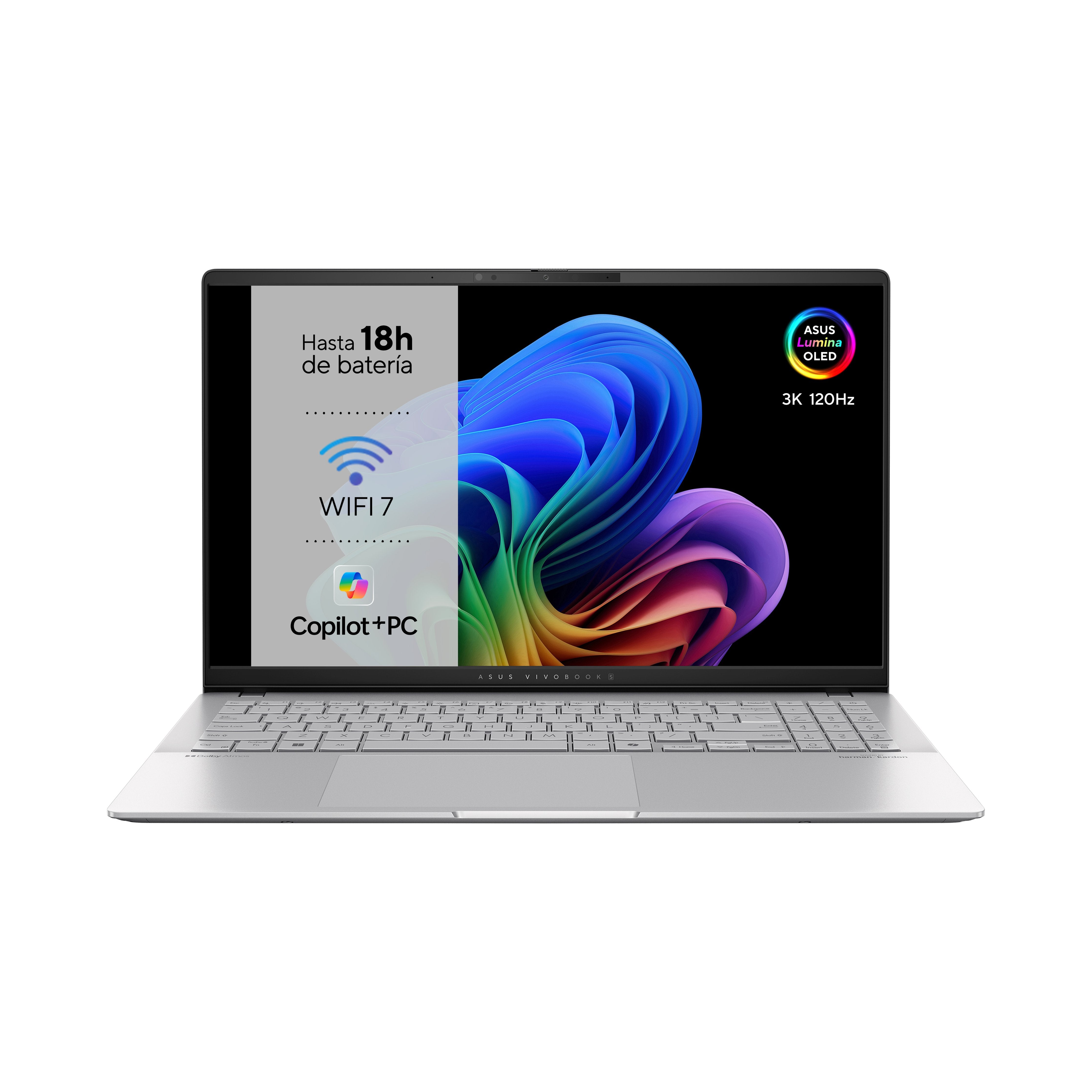 EAN 4711387609170 - ASUS Vivobook S15 OLED S5507QA-MA006W 39,6 cm (15.6") 3K LPDDR5x-SDRAM Wi-Fi 7 (802.11be) Windows 11 Home imagen 2
