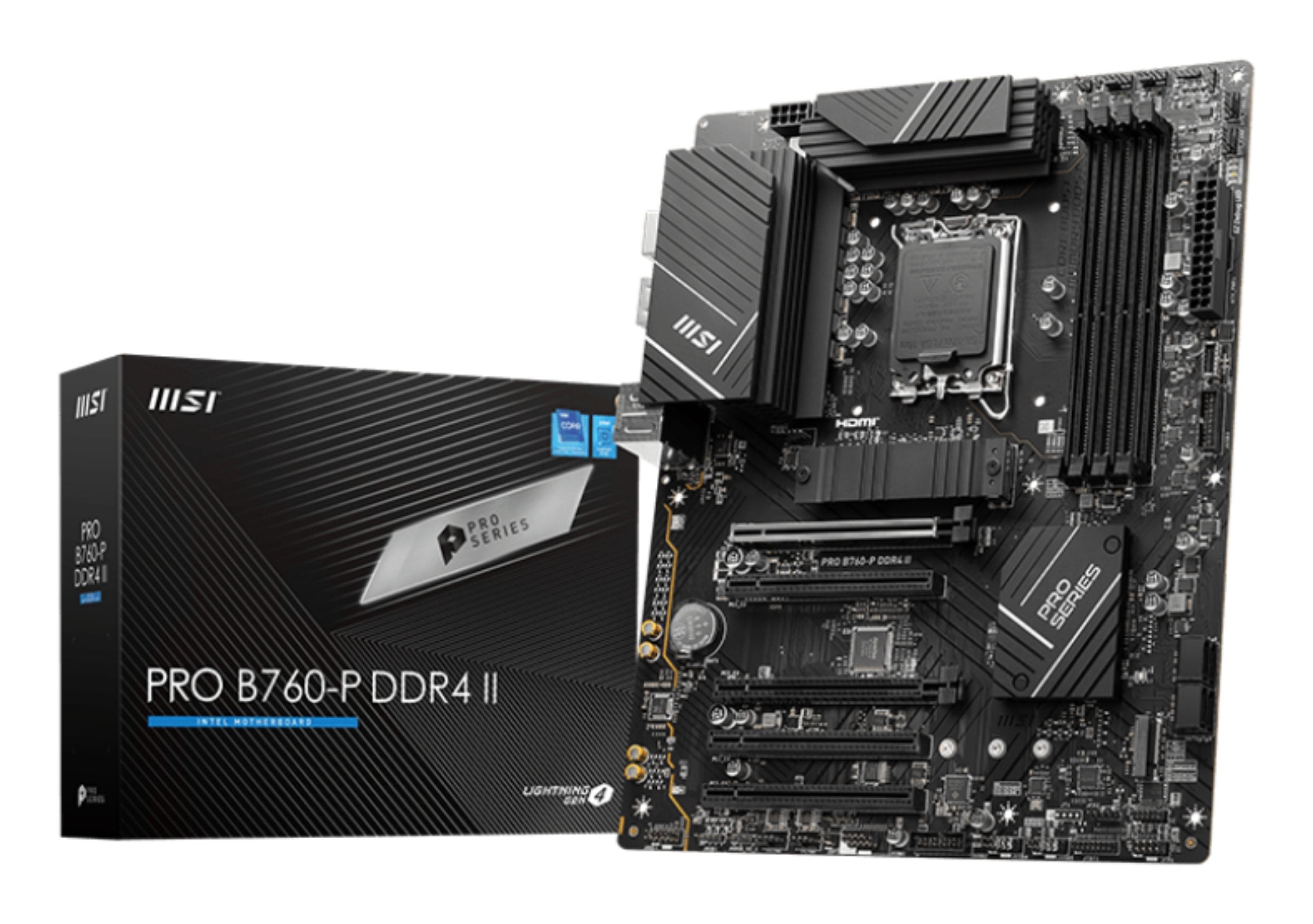 EAN 4711377128889 - MSI PRO B760-P DDR4 II placa base Intel B760 LGA 1700 ATX imagen 1