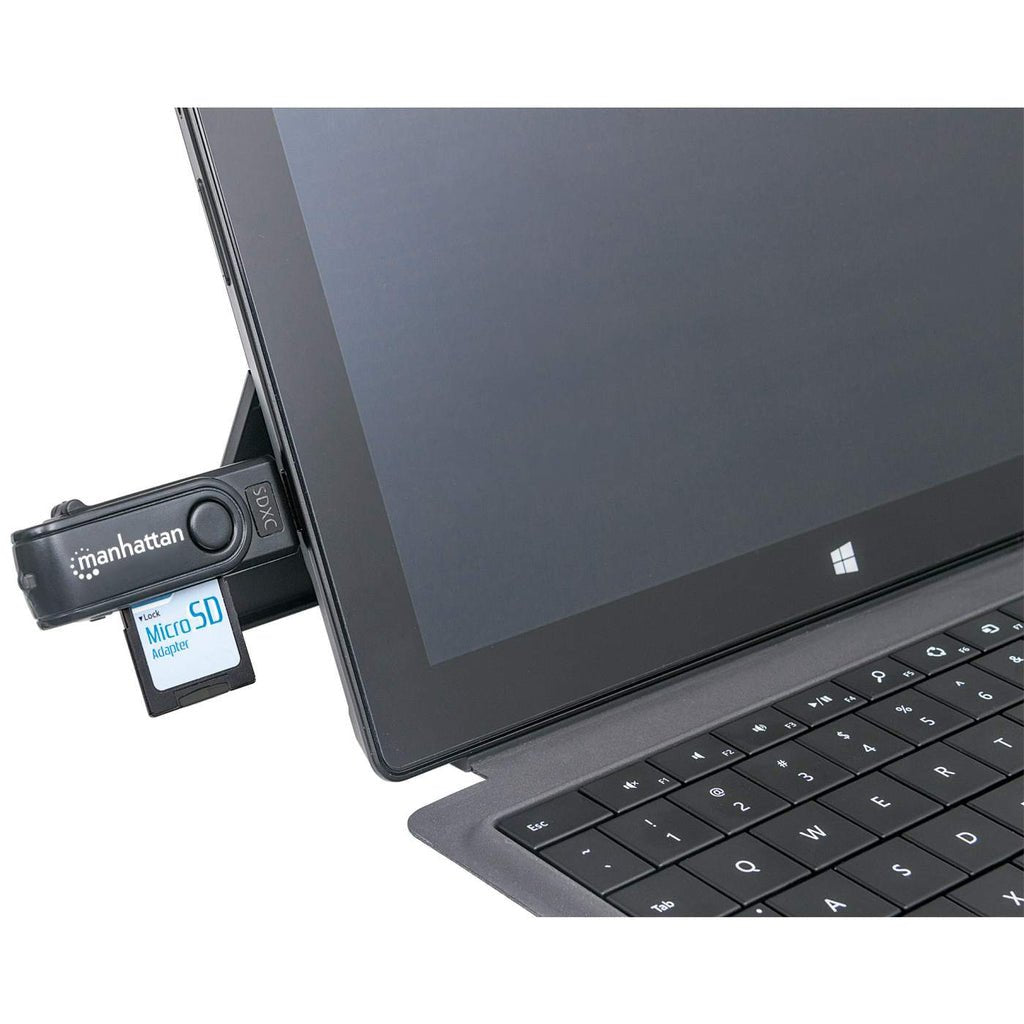 EAN 0766623101981 - Manhattan 101981 lector de tarjeta USB 3.2 Gen 1 (3.1 Gen 1) Type-A Negro imagen 7
