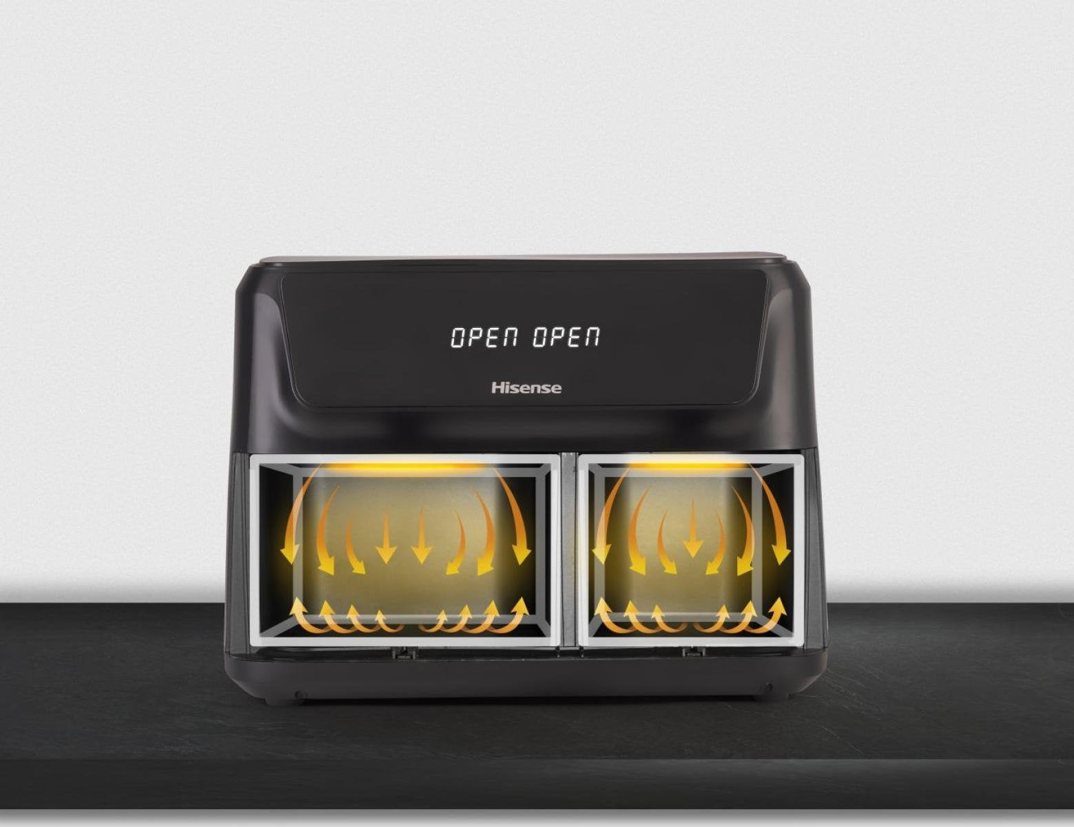 EAN 3838783014481 - Hisense HAF2700DCD Doble 11 L Independiente 2700 W Freidora de aire caliente Negro imagen 15