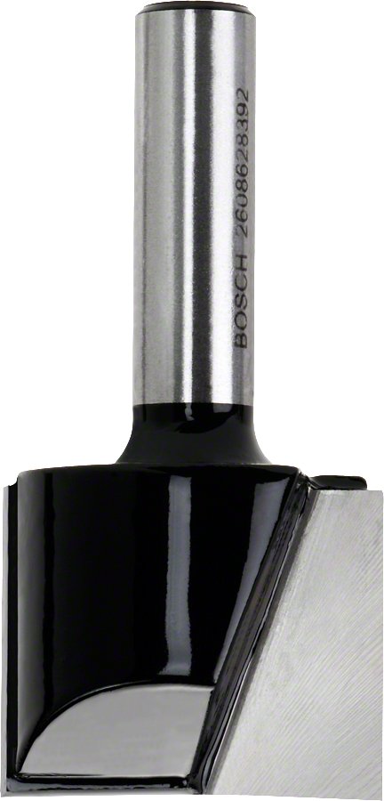 Bosch Professional Fresa De Ranuras Standard Para Madera, Ø 9 Mm, Longitud Útil 19,6 Mm, Eje Ø 8 Mm, Doble Filo